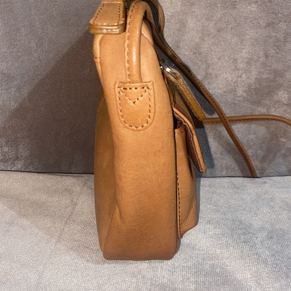 🆕 Fossil Brown Leather crossbody Messenger Bag and wallet Y2K - Picture 3 of 16